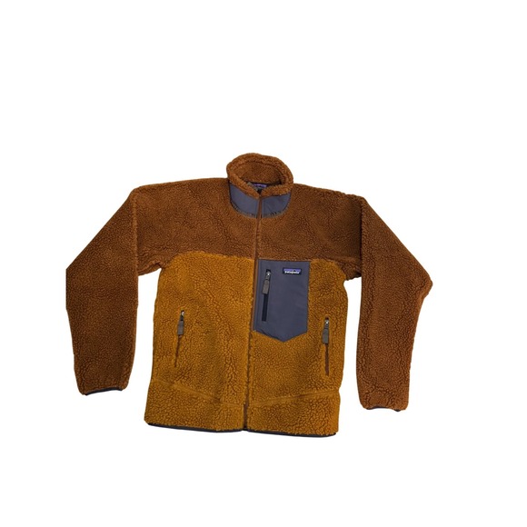 Patagonia Other - Patagonia Classic Retro-X Fleece Jacket Hiking Mens Small Brown Tan 23056 NEW